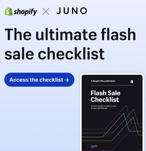 Flash Sale Checklist by Shopify Plus